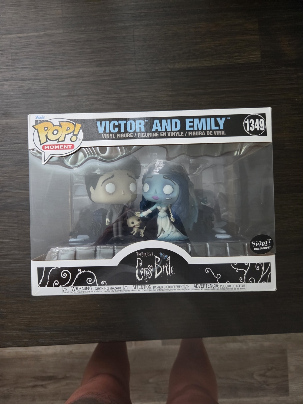 Funko Pop! Moment Victor and Emily (Corpse Bride) Vinyl Figure - Blue & Black